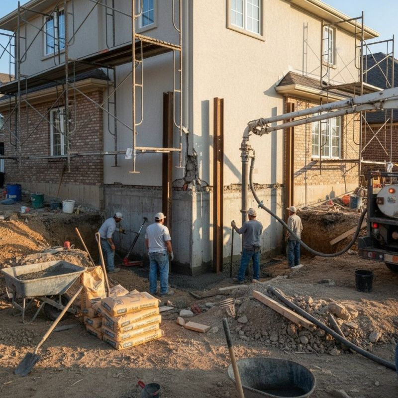 Local Foundation Slab Lifting pros at work